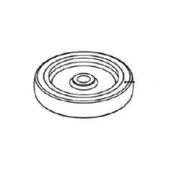 Produktbild für Ersatzräder und Rollen Numatic Rad 100 mm für Abstreifer