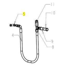 Produktbild für Kränzle Ersatzteile 44865 Ermetoverschraubung Winkel