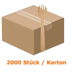 Produktbild für Einweggöffel NatureStar Birke 2000 Stück