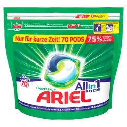 Produktbild für Waschmitteltabs P&G Ariel All in 1 Pods Universal 70 WL