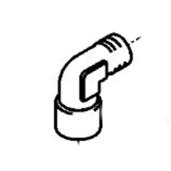 Produktbild für Kränzle Ersatzteile 40256 Winkel gelb verzinkt