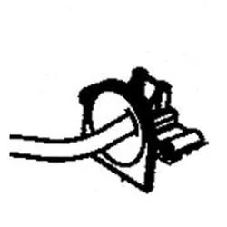 Produktbild für Kränzle Ersatzteile 448191 Kabeltrompete schwarz