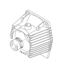 Produktbild für Kränzle Ersatzteile 43006 Ölgehäuse für K 105