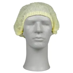Produktbild für Einweghaube Abena Haarnetz Classic PP gelb XL