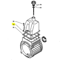 Produktbild für Kränzle Ersatzteile 40518 Deckel für Ölgehäuse