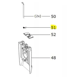 Produktbild für Kränzle Ersatzteile 453249 Schenkelfeder