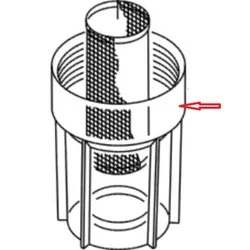 Produktbild für Kränzle Ersatzteile 13302 Filterbecher