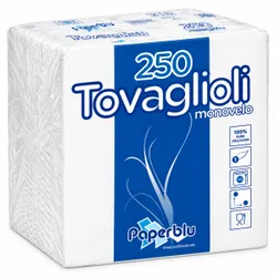 Produktbild für Servietten in der Farbe weiß 33x30 cm, 250 Stück