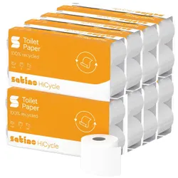 Produktbild für Toilettenpapier Wepa Satino HiCycle hochweiß 2-lagig