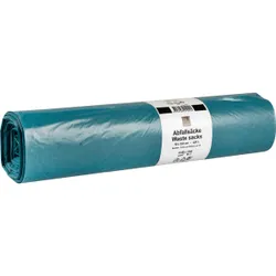 Produktbild für Müllsäcke blau 120 L 30 my (Typ 50), 25 Stück/Rolle