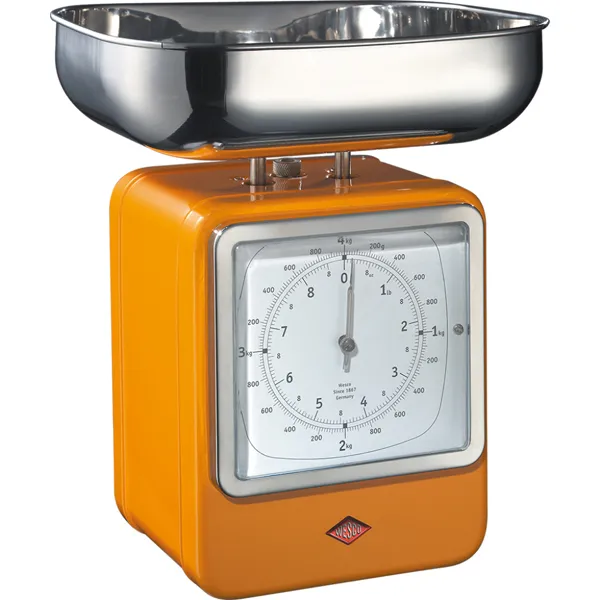 Wesco Retro Küchenwaage orange 322204-25