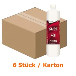 Produktbild für Sanitärreiniger SURE Washroom Cleaner 6 x 1 L