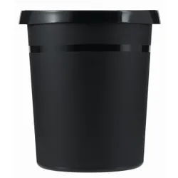 Produktbild für Papierkorb aus Kunststoff 18 L schwarz