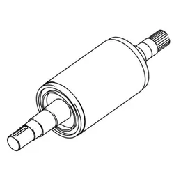 Produktbild für Kränzle Ersatzteile 405315 Rotor mit Motorwelle