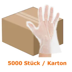 Produktbild für Einmalhandschuhe NatureStar Green Größe L 5000 Stück