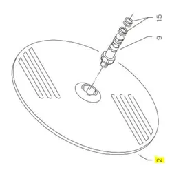Produktbild für Kränzle Ersatzteile 40161 Schale klein