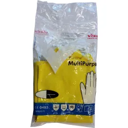 Produktbild für Chemikalien Schutzhandschuhe Vileda Multipurpose gelb M