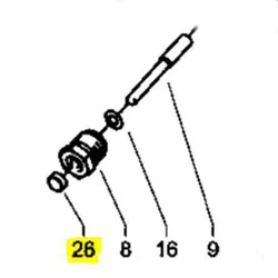 Produktbild für Kränzle Ersatzteile 12289 Gleitbüchse für Starlet-Pistole
