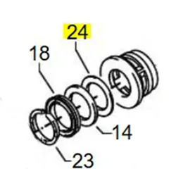 Produktbild für Kränzle Ersatzteile 42029 Zwischenring triplex 20mm