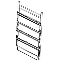 Produktbild für Halterahmen Numatic hinterer Halterahmen pulverbeschichtet