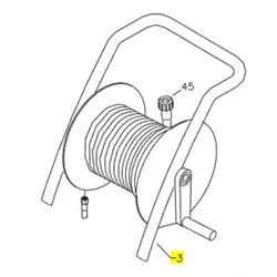 Produktbild für Kränzle Ersatzteile 40245 Schubbügel für B 170 - 270 T