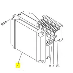 Produktbild für Kränzle Ersatzteile 440752 Deckel für Klemmkasten Konsole