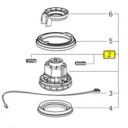 Produktbild für Kränzle Ersatzteile 453023 Bürstensatz für Turbinenmotor