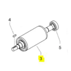 Produktbild für Kränzle Ersatzteile 43316 Rotor mit Motorwelle