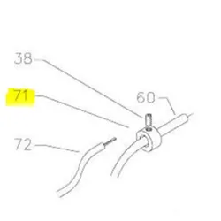 Produktbild für Kränzle Ersatzteile 440871 Klemmring für Temperaturfühler