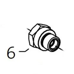 Produktbild für Kränzle Ersatzteile 13180 Eingangsstück R 1/4 IG