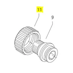 Produktbild für Kränzle Ersatzteile 410475 Überwurfmutter 3/4IG