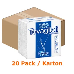 Produktbild für Servietten in der Farbe weiß 33x30 cm 5000 Stück
