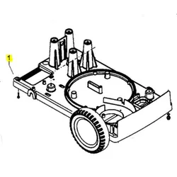 Produktbild für Kränzle Ersatzteile 44800 Fahrgestell