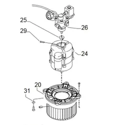 Produktbild für Kränzle Ersatzteile 44882 Gebläsebrennstoffpumpeneinheit