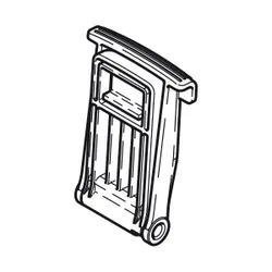 Produktbild für Ersatzteil Sebo Rastpedal kpl.