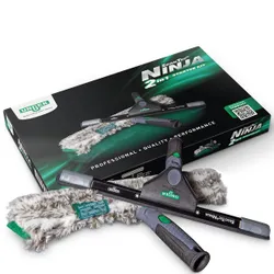 Produktbild für Fensterputz Set Unger ErgoTec Ninja 2in1 Starter Kit 35 cm