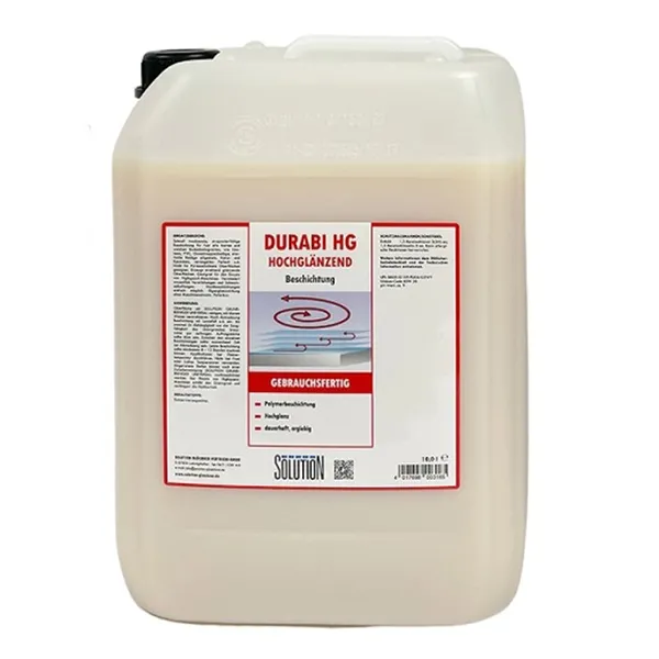 Bodenbeschichtung Solution Glöckner Durabi HG 10 L hochglänzende, schnell trocknende Polymerbeschichtung 0566
