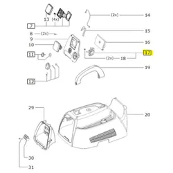 Produktbild für Kränzle Ersatzteile 453270 Ein-/Ausschalter