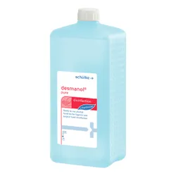 Produktbild für Händedesinfektion Schülke desmanol pure 1000 ml Euroflasche
