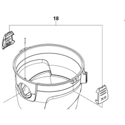 Produktbild für Gehäuseteile Starmix Verschlussset für Behälter