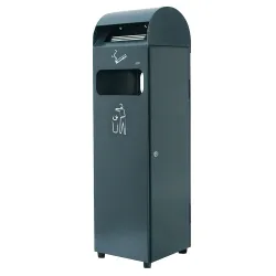 Produktbild für Standascher Orgavente Abfallbehälter 29 L & 3 L Ascher grau