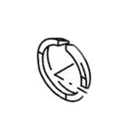 Produktbild für Kränzle Ersatzteile 41018 Stützring 18 mm