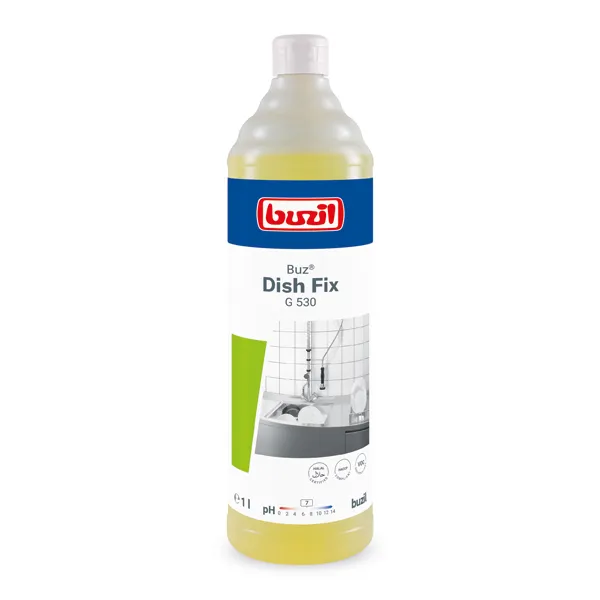 Spülmittel Buzil G530 Buz Dish Fix Spülfix 1 L Hand-Geschirrspülmittel G530-0001RA