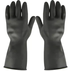 Produktbild für Haushaltshandschuhe Thor Black Heavy Duty schwarz S