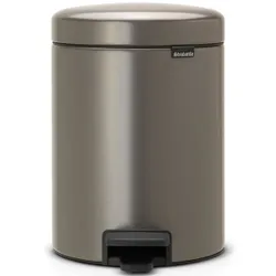 Produktbild für Kosmetikeimer Brabantia newIcon Treteimer Platin 5 L