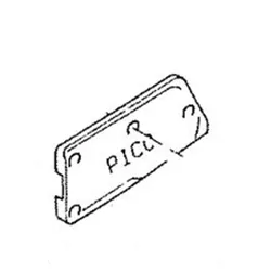 Produktbild für Kränzle Ersatzteile 12166 Abdeckung seitlich für PICO