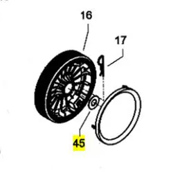 Produktbild für Kränzle Ersatzteile 46533 Scheibe, Rad D40x19, d1,5