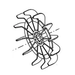 Produktbild für Kränzle Ersatzteile 43028 Lüfterrad BG 80 für K 105