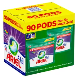 Produktbild für Waschmitteltabs P&G Ariel All in 1 Pods Color 90 WL