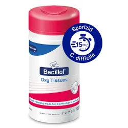 Produktbild für Desinfektionstücher Bode Bacillol Oxy Tissues 100 Tuch Dose